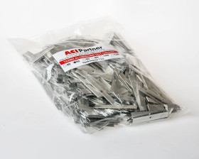 Taśma aluminiowa 10x1mm w odcinkach 50mm TALU10X1ODC50 /1kg ok. 37m/