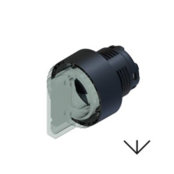 Głowice przełączników wyboru 3-pozycyjny wycięcie: 22.5mm Z pamięcią położenia IP65 RS PRO Przezroczysty siłownik: