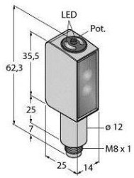 Fotokomórka odbiciowa Turck QMH26EPXLPCQ7 3028779 1 szt.
