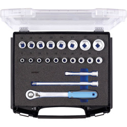 Gedore 2836084 1101-19 Socket Set 1/2&quot; In i-BOXX&#xAE; 72 21pc