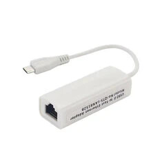 Przedłużacz USB Micro do RJ45 Ethernet LAN 100 Mbps Konwerter sieciowy dla Raspberry Pi Zero W / 1.3
