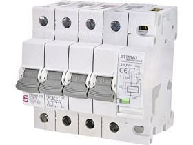 Wyłącznik nadprądowy B 25A 3P+N 10kA ETIMAT RC 632540107 ETI