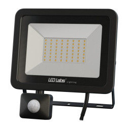 Halogen LED 50W + Sensor NW IP44 z czujnikiem PIR, LED LABS slim PIR