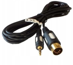 Kabel Przyłącze DIN 5P (DIN545) - Jack 3,5 stereo DIK11 3m