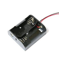 Pojemnik do baterii C 2xR14; wypr:przewody