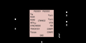 Ultrathin, Triple Output, Step-Down μModule Regulator for DDR-QDR4 Memory