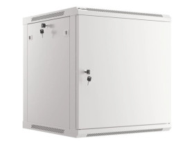 SZAFA INSTALACYJNA RACK WISZĄCA 19 12U 600X600 SZARA DRZWI METALOWE LANBERG (FLAT PACK)