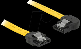 82826 Cable SATA 6 GB/s GE/li 70 cm yellow metal
