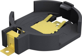 Uchwyt ogniwa guzikowego Keystone Electronics 1070, CR 2032, poziome, montaż powierzchniowy SMD, (D x S x W) 28.38 x 20