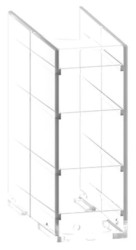 Osłony torów głównych do rozłączników GL... 1P komplet 3szt GLX800