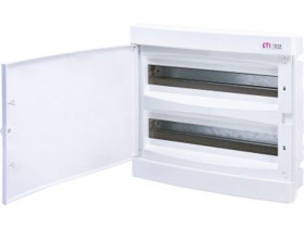 Rozdzielnica podtynkowa 36 modułowa 2x18M drzwi pełne IP40 ECM 2x18PO-s 001101088 ETI
