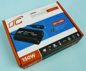 12V DC/150W 220V AC INWERTER 2xUSB 2,4A