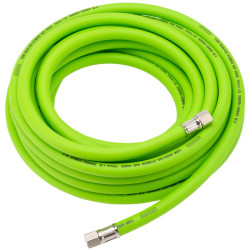 Draper 31729 High Visibility Hybrid Air Hose, 10m x 10mm, 1/4&quot; BSP, Green