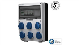 Rozdzielnica Budowlana Z Licznikiem 1F Siemens Ptd-S 6X230v Gniazda Menneks...