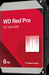 WD6005FFBX 6TB Festplatte WD RED PRO - NAS