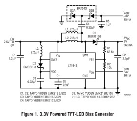 DC/DC Converter for TFT-LCD Panels