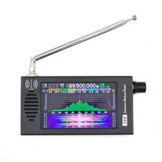 4.3" Oprogramowanie radiowe SDR Odbiornik radiowy 100K-149MHz Cyfrowa demodulacja fali krótkiej FM MW SSB CW HAM DSP Odbiornik