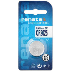Renata X704449 CR2025 Button Cell 3V 165mAh Lithium Battery