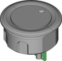 Nasadka przełącznika Chwilowy SPST średnica wycięcia 22.2mm, montaż panelowy Schurter
