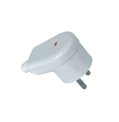 Wtyczka kątowa z/u 16A 250V podświetlana rozbieralna biała WT-16S/BIAŁY