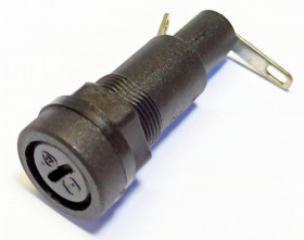 Gniazdo bezpiecznika topikowego na panel 5x20mm