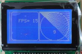 Graficzny wyświetlacz LCD 128x64 biało/niebieski