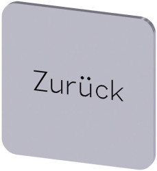 Tabliczka opisowa Siemens 3SU1900-0AF81-0AG0 (S x W) 22 mm x 22 mm wstecz 10 szt.