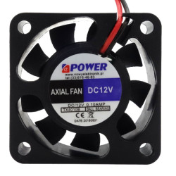 Wentylator 40x10 12V TX04010B12 0,1A 6200RPM, 2 przew kulka NEPOWER