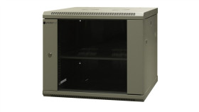 Szafa Rack Wisząca Niedzielona 19 Cali 9U Gł.600Mm, Niezmontowana, Ral 7035