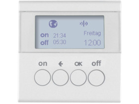 B.X/S.1 KNX RF quicklink Wyłącznik czasowy sterowanie żaluzjami i mechanizmem zas. biały 85745289 HAGER