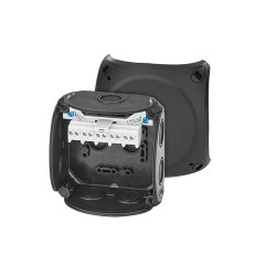 Skrzynka zaciskowa Polipropylen 70 x 104 x 104mm Czarny IP66 HENSEL