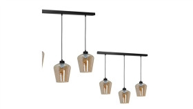 Lampa Wisząca Santiago Amber 3Xe27 Mlp6610 Milagro