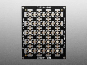 Adafruit Flora RGB Smart NeoPixel version 3 - Sheet of 20