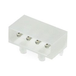Wtyk do druku kątowy 4-pin raster 5,08mm