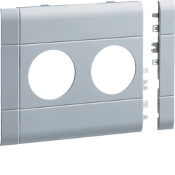 Maskownica 2-krotna ABS bezhalogenowe (HFR) lakier alu 120MM GB12020LAN