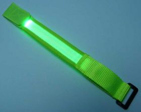 OPASKA SPORT.PODŚWIETLANA LED GREEN
