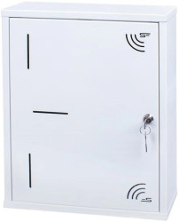 Szafka multimedialna lokalowa 340x420x90mm biała natynkowa