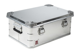 Skrzynia na sprzęt wymiary wew 220 x 550 x 350mm Nie Metal RS PRO Aluminium, z zamkiem Nie