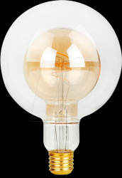 L663147005 E27 LED lamp, 4.9 W, 470 lm, 2200 K, clear/gold, filament, dimma