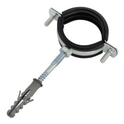 Obejma mocująca z wkładką gumową i kołkiem montażowym OSZG-34 3/4 - 26-30mm