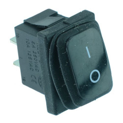 Rectangle On-Off Waterproof Rocker Switch 6A SPST IP65