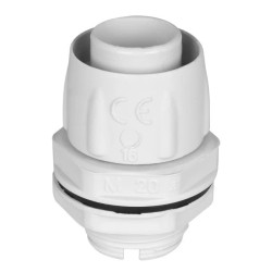 Dławik do rury elastycznej szary GUS fi: 16mm IP65