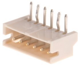 Wtyk PCB 6-pinowe raster: 1.5mm -rzędowe JST Przewlekany 1.0A 50.0 V.