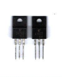 2SA1837 + 2SC4793 1A 230V (PNP + NPN) TO-220 IZOLOWANE TOSHIBA TRANZYSTOR