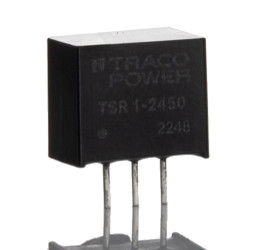 Regulator przełączający, 5W, Uwe 6.5 → 36V dc, Uwy 5V dc, Iwy 1A, TRACOPOWER, TSR 1