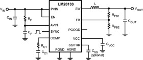 2.95-5.5V, 3A, Current Mode Synchronous Buck Regulator with Input Sync and Optional Automotive Grade