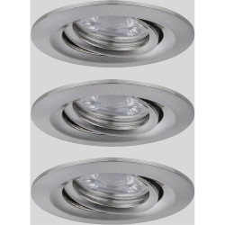 Paulmann 92973 Nova Mini LED Recessed Lights Set 4.2W Iron EasyDim
