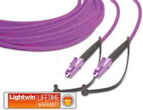 LSP-50 LC-LC 3.0 OM4 Simplex fibre optic patch cable, MM OM4, LC - LC, 3.0 m