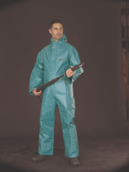 Kombinezon ochronny Męski, wielorazowy, 42 to 44cal, kolor: Zielony, materiał: Nylonowe, Alpha Solway