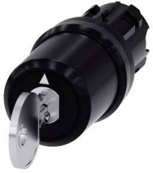 Siemens 3SU10005BL210AA0 3SU1000-5BL21-0AA0 Przełącznik kluczykowy 2 x 45 ° IP66, IP67, IP69/IP69K 1 szt.